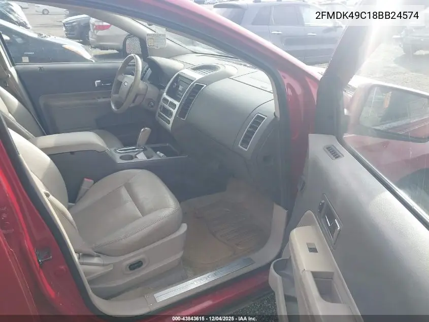 2FMDK49C18BB24574 2008 Ford Edge Limited