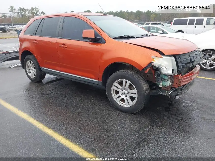2FMDK38C68BB08544 2008 Ford Edge Sel