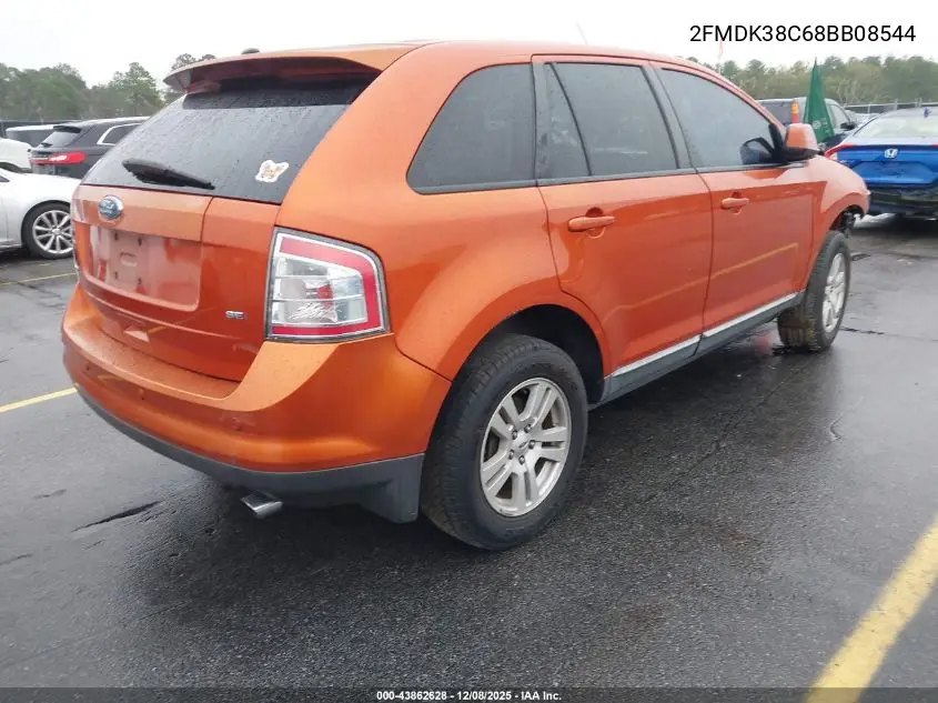 2FMDK38C68BB08544 2008 Ford Edge Sel