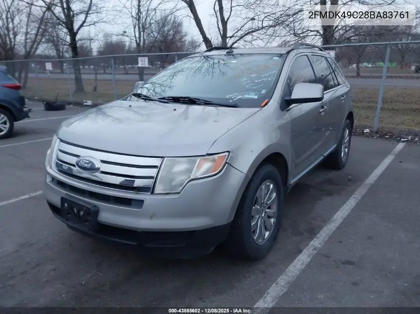 2FMDK49C28BA83761 2008 Ford Edge Limited