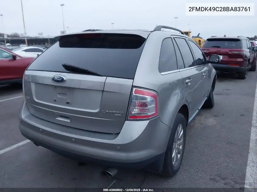 2FMDK49C28BA83761 2008 Ford Edge Limited