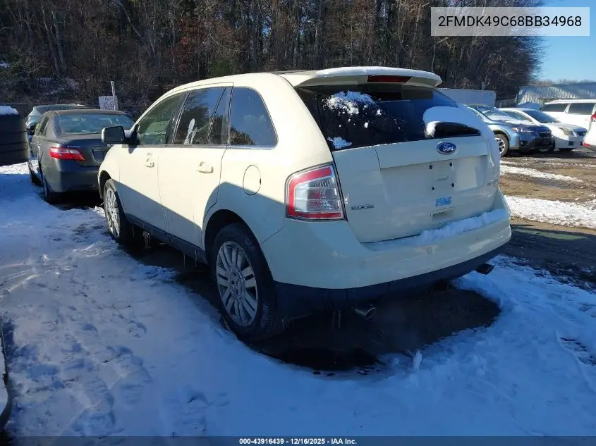 2FMDK49C68BB34968 2008 Ford Edge Limited