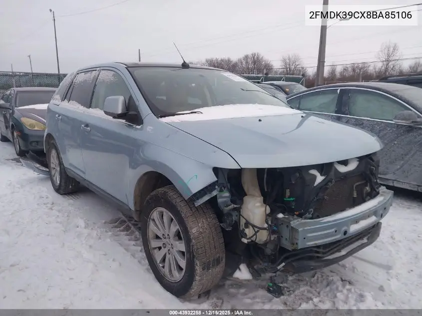 2FMDK39CX8BA85106 2008 Ford Edge Limited