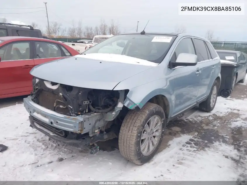 2FMDK39CX8BA85106 2008 Ford Edge Limited