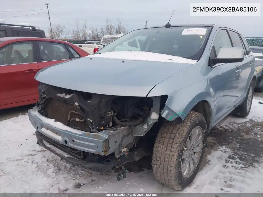 2FMDK39CX8BA85106 2008 Ford Edge Limited