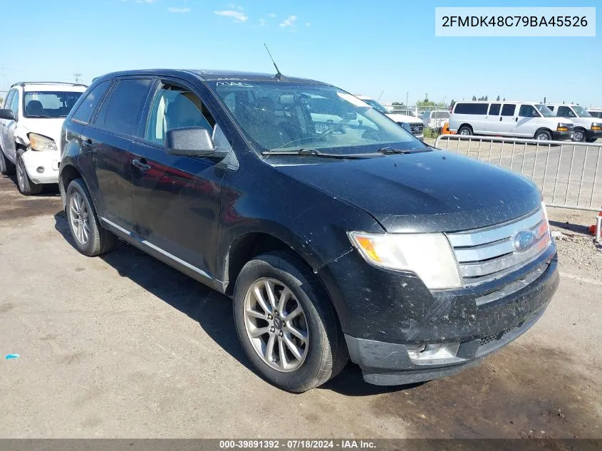 2009 Ford Edge Sel VIN: 2FMDK48C79BA45526 Lot: 39891392