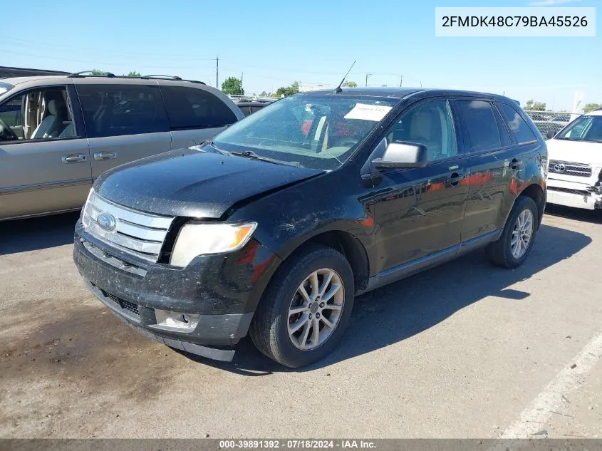 2009 Ford Edge Sel VIN: 2FMDK48C79BA45526 Lot: 39891392