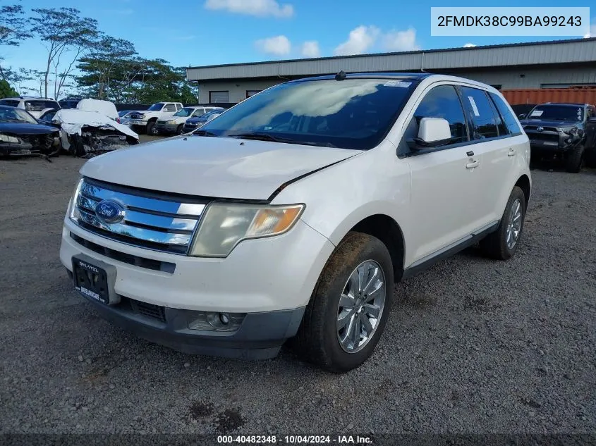 2FMDK38C99BA99243 2009 Ford Edge Sel