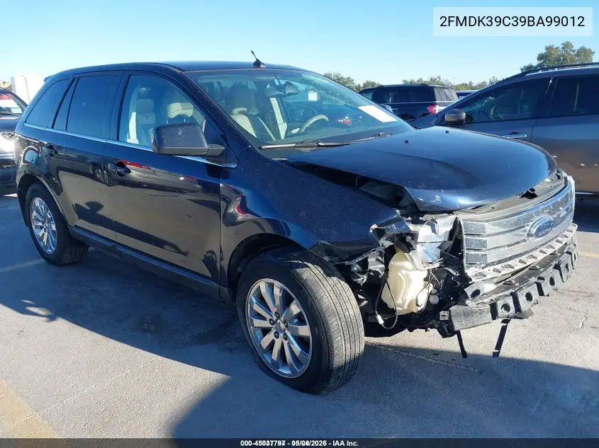 2FMDK39C39BA99012 2009 Ford Edge Limited