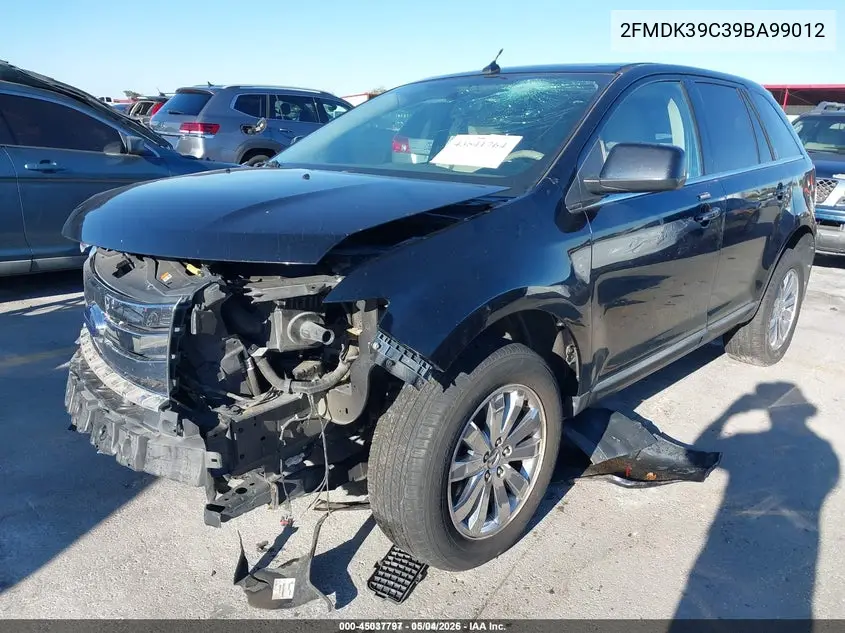2FMDK39C39BA99012 2009 Ford Edge Limited
