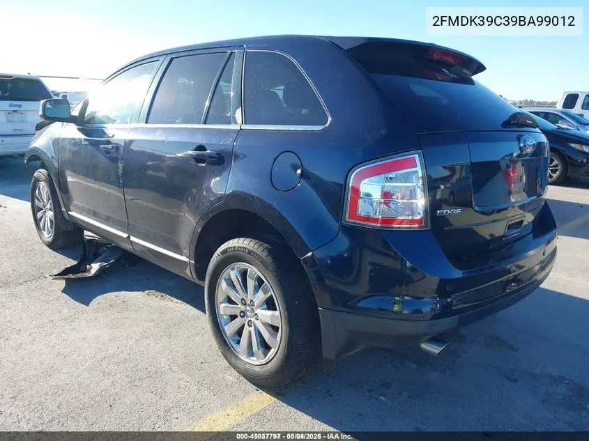 2FMDK39C39BA99012 2009 Ford Edge Limited