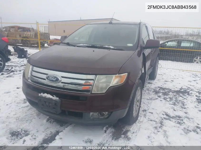 2FMDK3JC8ABB43568 2010 Ford Edge Sel