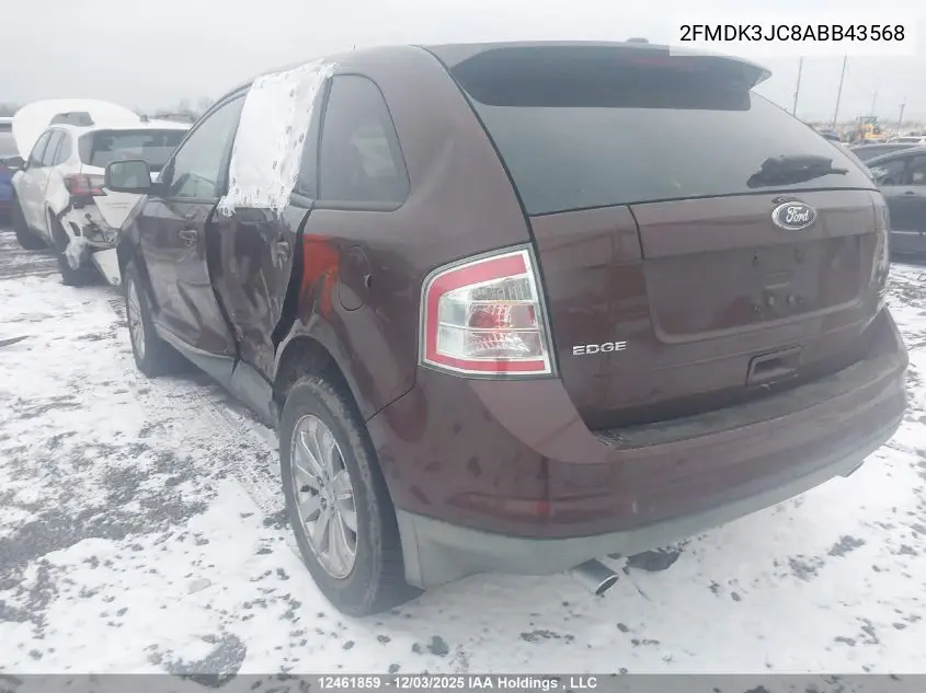 2FMDK3JC8ABB43568 2010 Ford Edge Sel