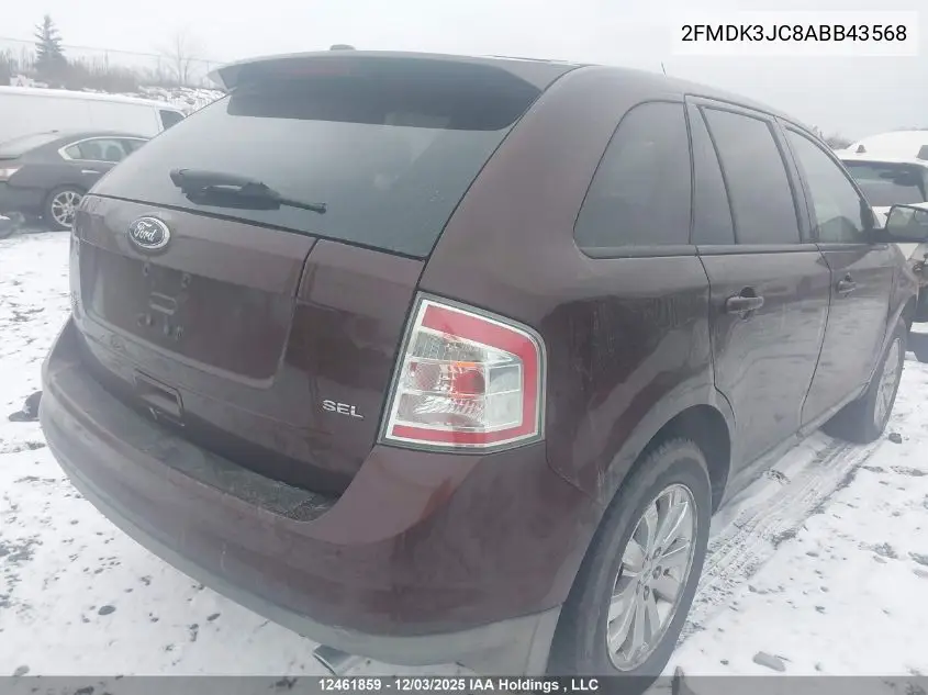 2FMDK3JC8ABB43568 2010 Ford Edge Sel