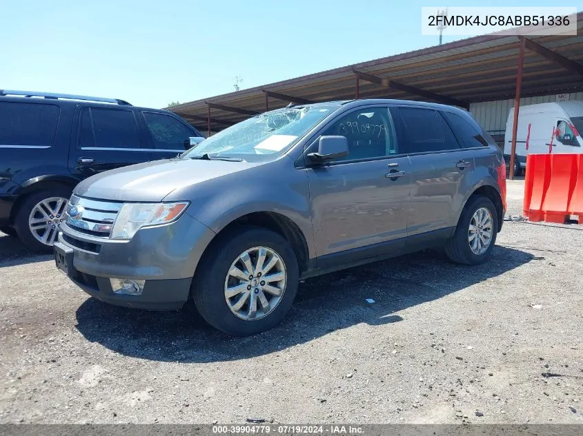 2010 Ford Edge Sel VIN: 2FMDK4JC8ABB51336 Lot: 39904779