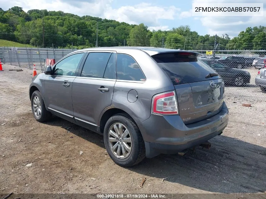 2010 Ford Edge Limited VIN: 2FMDK3KC0ABB57057 Lot: 39921818