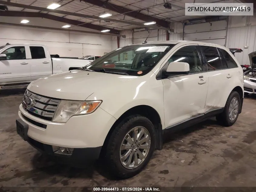 2FMDK4JCXABB74519 2010 Ford Edge Sel