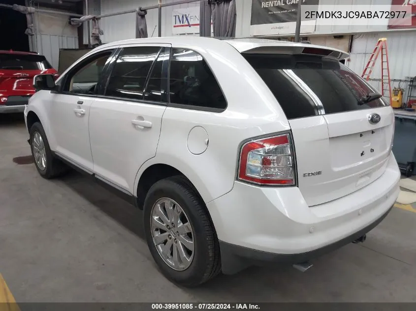 2010 Ford Edge Sel VIN: 2FMDK3JC9ABA72977 Lot: 39951085