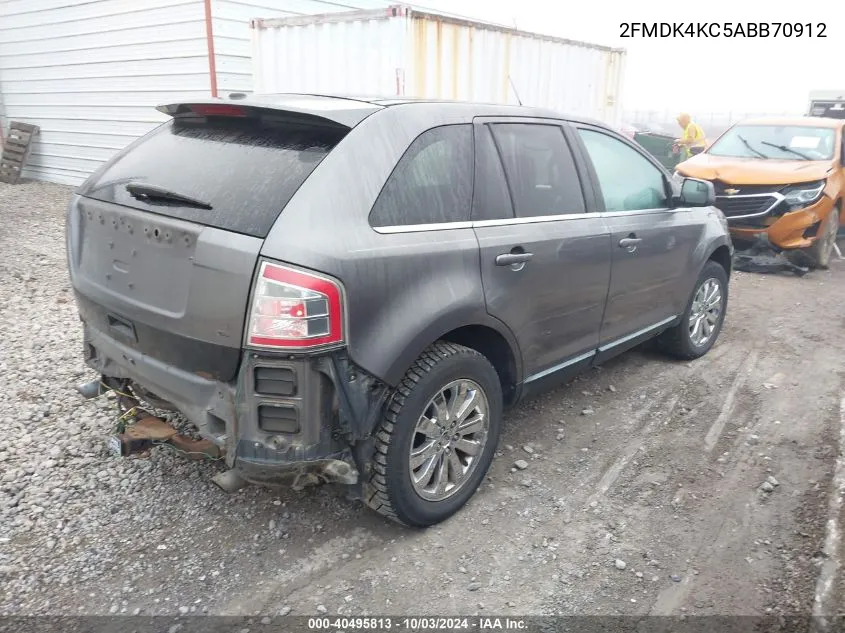 2FMDK4KC5ABB70912 2010 Ford Edge Limited