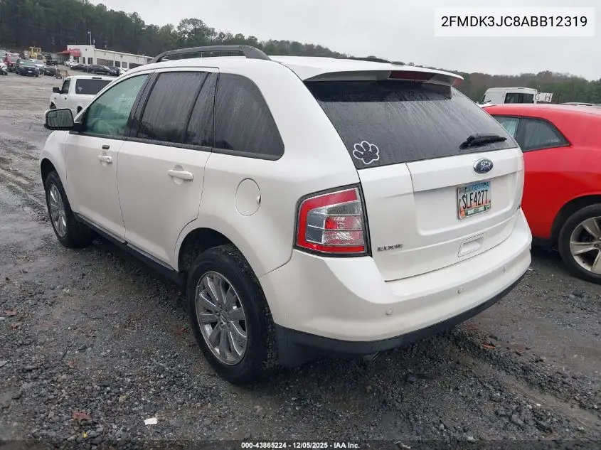 2FMDK3JC8ABB12319 2010 Ford Edge Sel