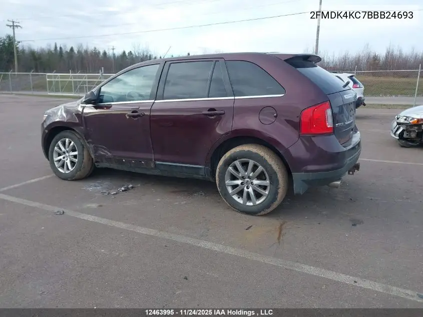 2FMDK4KC7BBB24693 2011 Ford Edge Limited