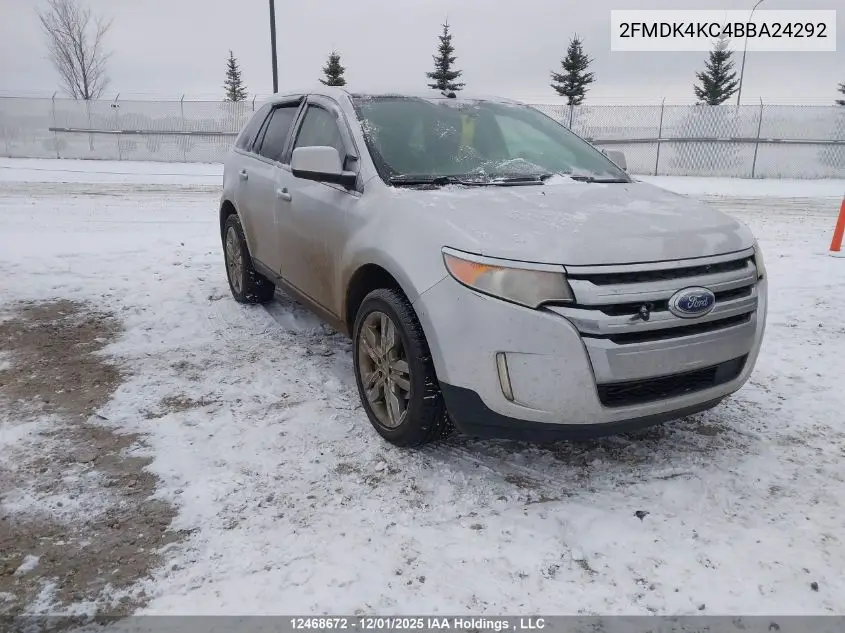 2FMDK4KC4BBA24292 2011 Ford Edge Limited