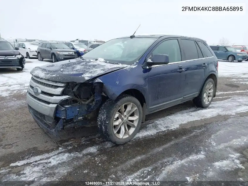 2FMDK4KC8BBA65895 2011 Ford Edge Limited