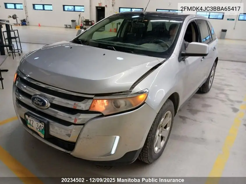 2FMDK4JC3BBA65417 2011 Ford Edge Sel
