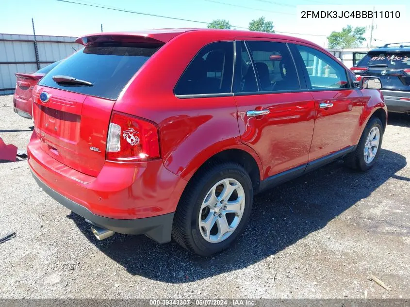 2FMDK3JC4BBB11010 2011 Ford Edge Sel