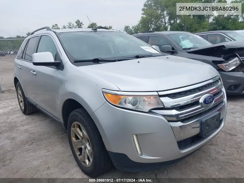 2011 Ford Edge Sel VIN: 2FMDK3JC1BBA80296 Lot: 39881912