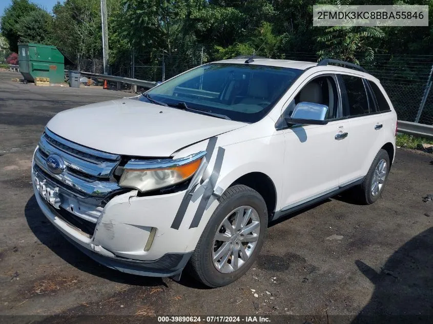 2011 Ford Edge Limited VIN: 2FMDK3KC8BBA55846 Lot: 39890624