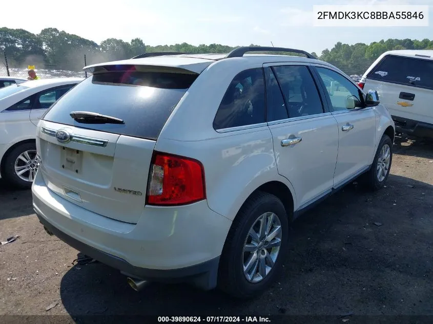 2011 Ford Edge Limited VIN: 2FMDK3KC8BBA55846 Lot: 39890624