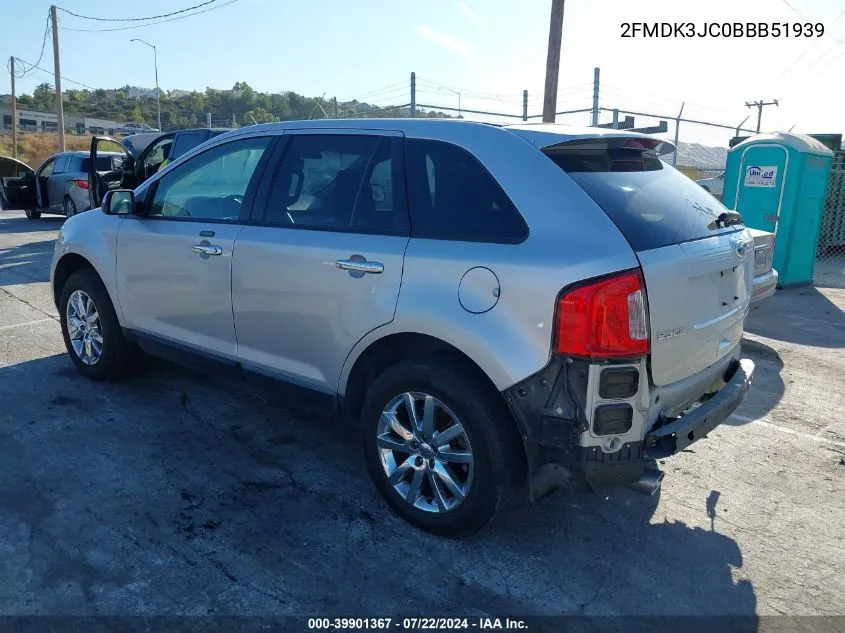 2FMDK3JC0BBB51939 2011 Ford Edge Sel