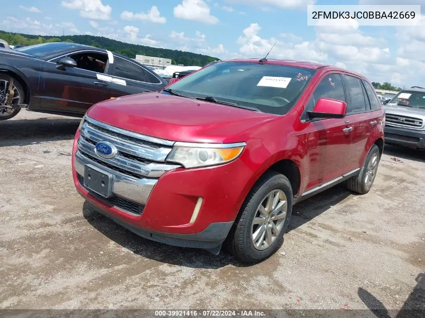 2FMDK3JC0BBA42669 2011 Ford Edge Sel