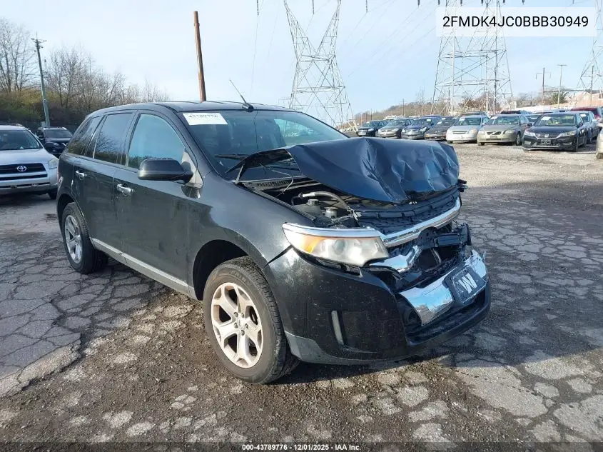 2FMDK4JC0BBB30949 2011 Ford Edge Sel