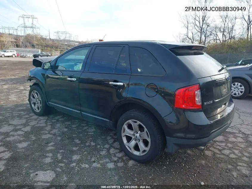 2FMDK4JC0BBB30949 2011 Ford Edge Sel