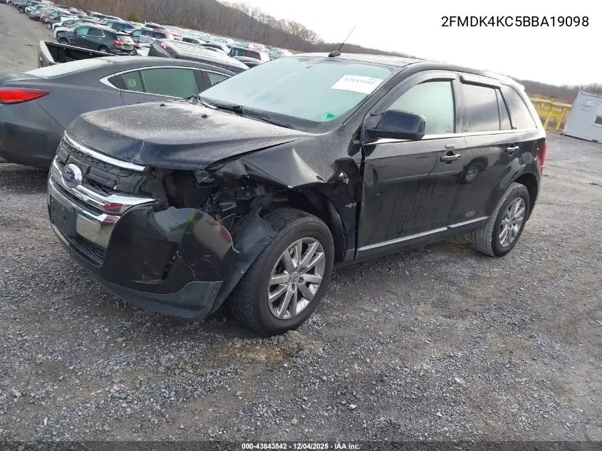 2FMDK4KC5BBA19098 2011 Ford Edge Limited