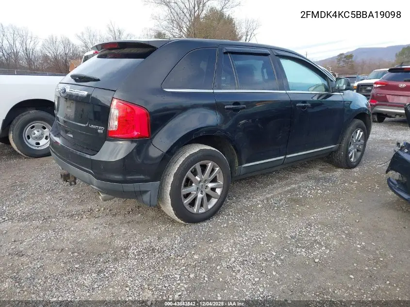 2FMDK4KC5BBA19098 2011 Ford Edge Limited