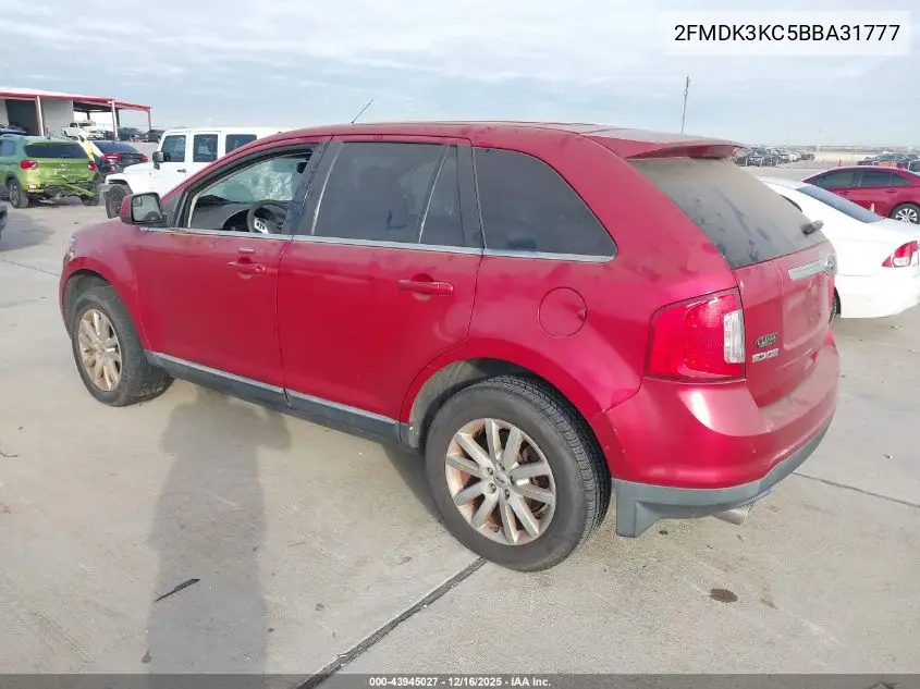 2FMDK3KC5BBA31777 2011 Ford Edge Limited