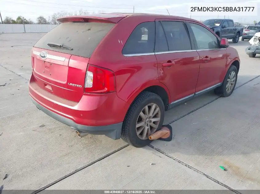 2FMDK3KC5BBA31777 2011 Ford Edge Limited