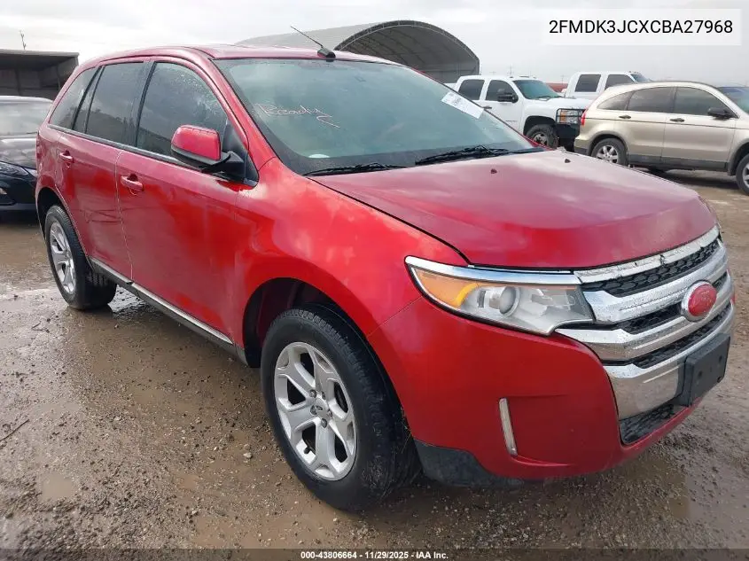 2FMDK3JCXCBA27968 2012 Ford Edge Sel