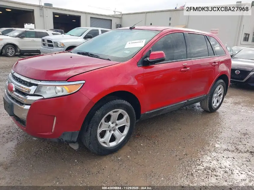 2FMDK3JCXCBA27968 2012 Ford Edge Sel