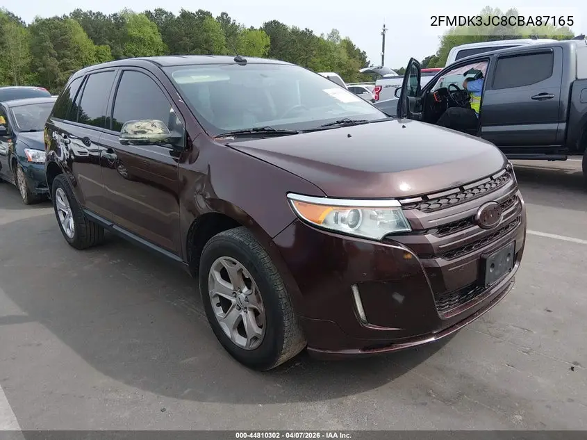 2FMDK3JC8CBA87165 2012 Ford Edge Sel