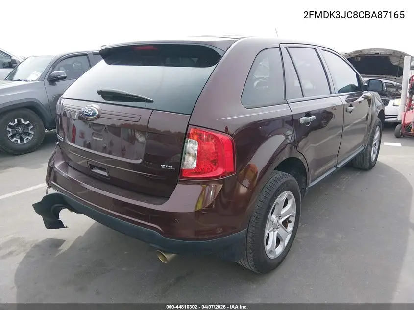 2FMDK3JC8CBA87165 2012 Ford Edge Sel