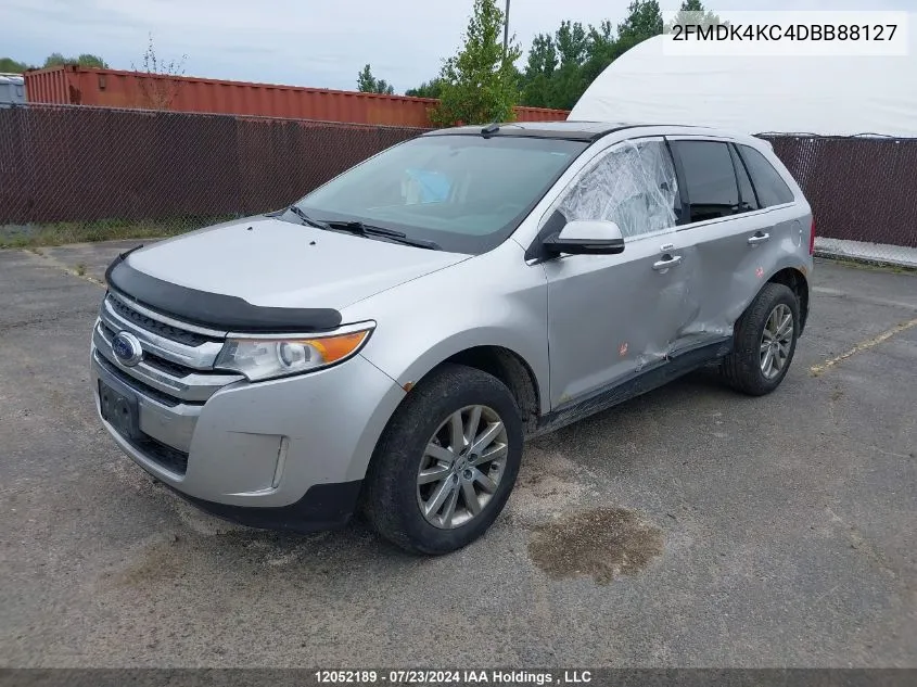 2013 Ford Edge Limited VIN: 2FMDK4KC4DBB88127 Lot: 12052189