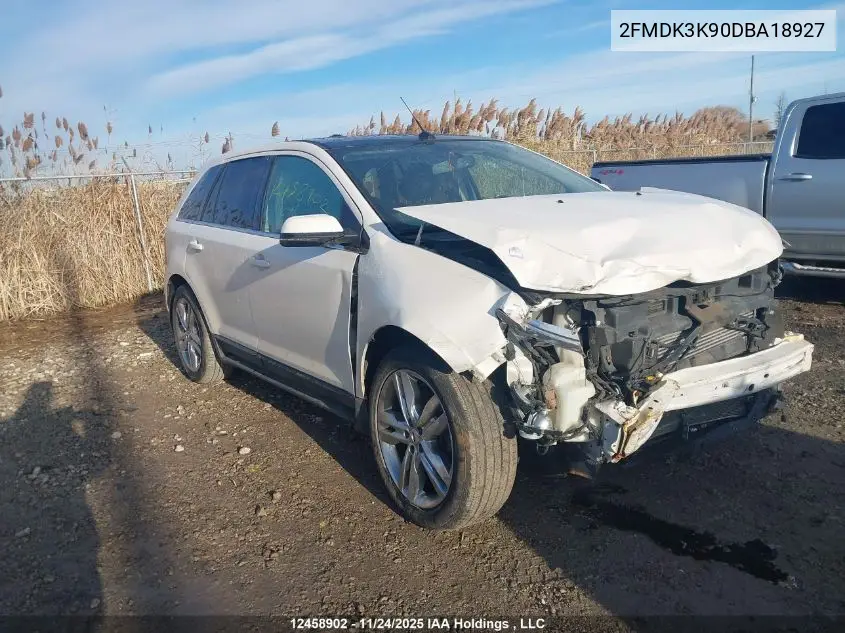 2FMDK3K90DBA18927 2013 Ford Edge