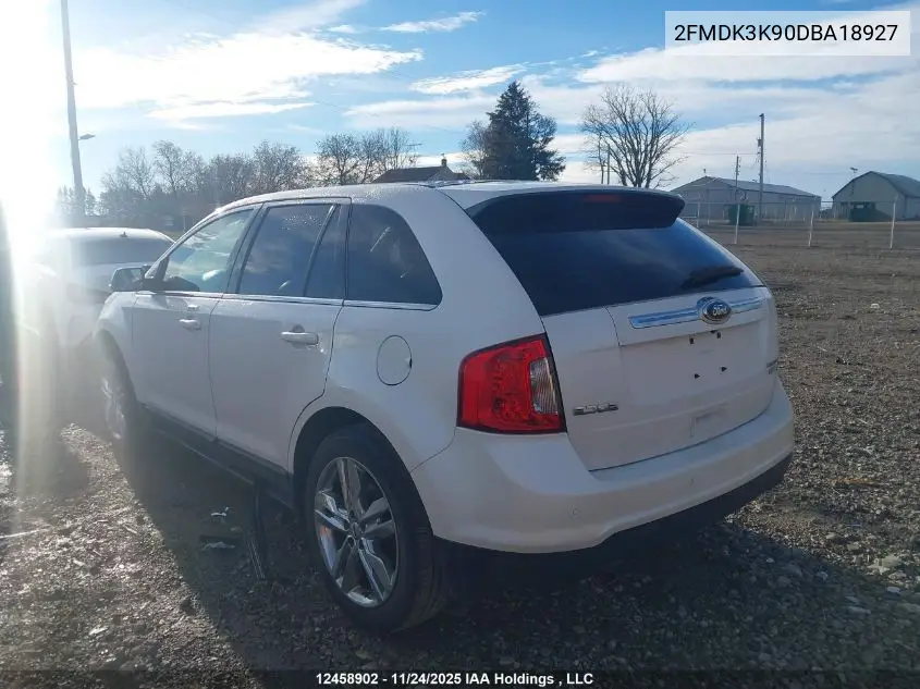 2FMDK3K90DBA18927 2013 Ford Edge