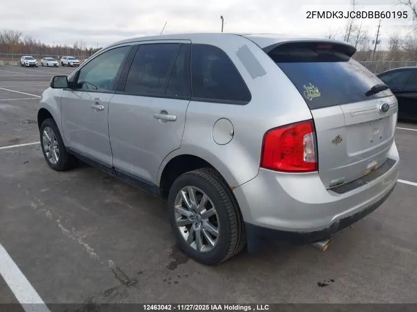 2FMDK3JC8DBB60195 2013 Ford Edge Sel
