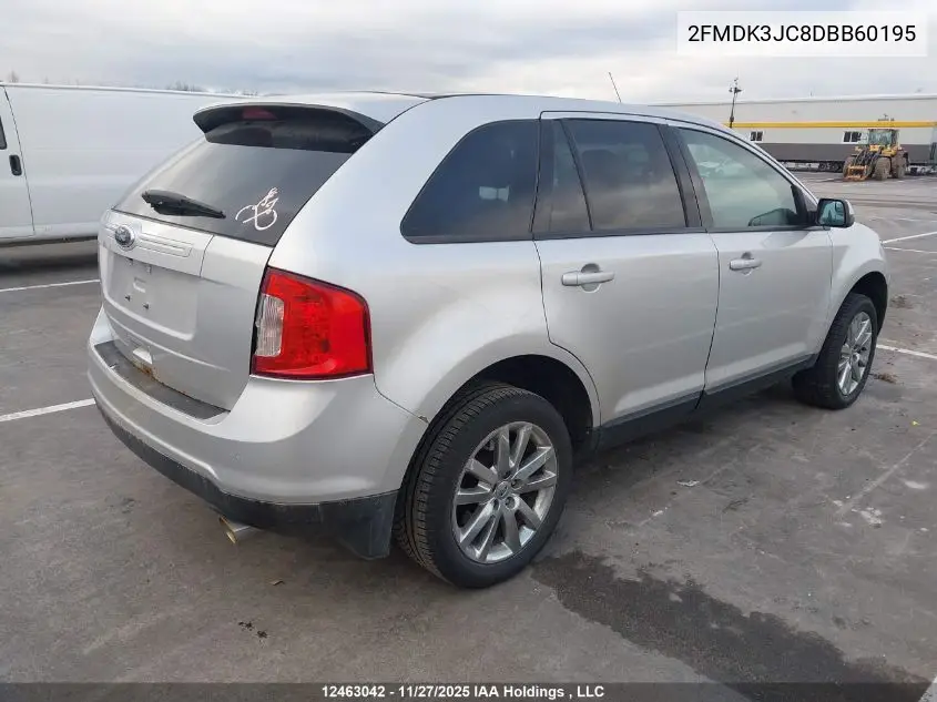 2FMDK3JC8DBB60195 2013 Ford Edge Sel