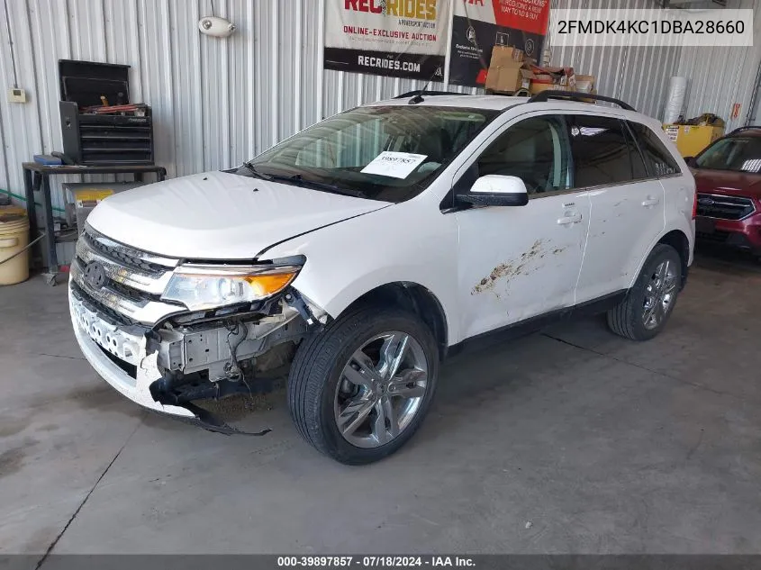 2013 Ford Edge Limited VIN: 2FMDK4KC1DBA28660 Lot: 39897857